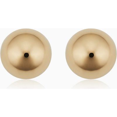 Oradina Oradina 18K Yellow Gold Have A Ball Stud Earrings 