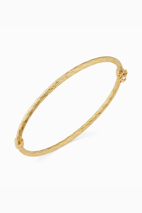 Oradina Oradina 18K Yellow Gold Prestige Bangle 