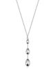 Oradina Oradina Sterling Silver Dripped in Silver Necklace, 18" - 1