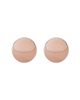 Oradina Women's 14K Rose Solid Gold Ball Studs - 1