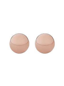 Oradina Women's 14K Rose Solid Gold Ball Studs