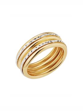Oradina Women's 14K Yellow Gold Always Statement Ring