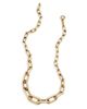 Oradina Women's 14K Yellow Gold Aurum Link Necklace - 4