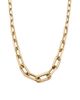 Oradina Women's 14K Yellow Gold Aurum Link Necklace - 6