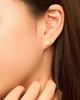 Oradina Women's 14K Yellow Gold Bold Princess Pearl Studs - 3