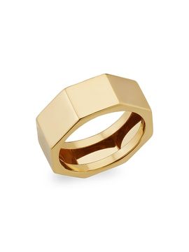 Oradina Women's 14K Yellow Gold Bolt Ring