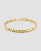 Oradina Women's 14K Yellow Gold Caesar Bangle Bracelet - 6