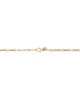 Oradina Women's 14K Yellow Gold Carmine Curb Center Cut Necklace - 2