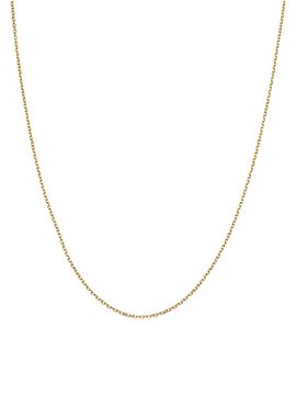 Oradina Women's 14K Yellow Gold Catamaran Cable Chain