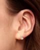 Oradina Women's 14K Yellow Gold Date Me Birthstone Stud Earrings - 4