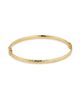 Oradina Women's 14K Yellow Gold Diamondback Bangle - 4