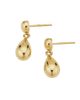 Oradina Women's 14K Yellow Gold Dripping Gold Drop Earrings - 2