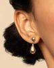 Oradina Women's 14K Yellow Gold Dripping Gold Drop Earrings - 4