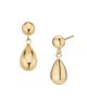 Oradina Women's 14K Yellow Gold Dripping Gold Drop Earrings - 7