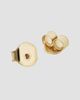 Oradina Women's 14K Yellow Gold Freedom Dove Studs - 7