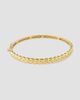 Oradina Women's 14K Yellow Gold Harmony Bangle - 5