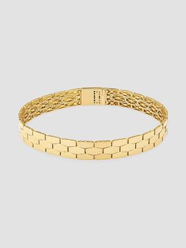Oradina Women's 14K Yellow Gold Honey Bracelet