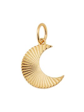 Oradina Women's 14K Yellow Gold Moonburst Charm Pendant
