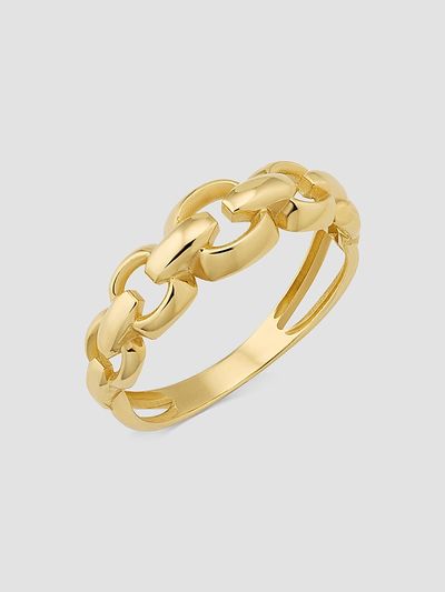Oradina Women's 14K Yellow Gold Penthouse Ring