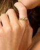 Oradina Women's 14K Yellow Gold Penthouse Ring - 3