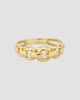 Oradina Women's 14K Yellow Gold Penthouse Ring - 6
