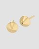 Oradina Women's 14K Yellow Gold Prism Studs - 1