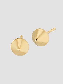 Oradina Women's 14K Yellow Gold Prism Studs