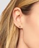 Oradina Women's 14K Yellow Gold Prism Studs - 3