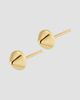 Oradina Women's 14K Yellow Gold Prism Studs - 5