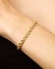 Oradina Women's 14K Yellow Gold Roman Rope Statement Bracelet - 3