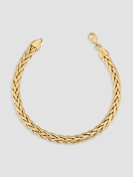 Oradina Women's 14K Yellow Gold Royal Palms Bracelet