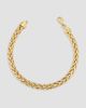 Oradina Women's 14K Yellow Gold Royal Palms Bracelet - 8