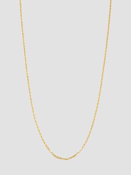 Oradina Women's 14K Yellow Gold Shine Bright Chain Necklace