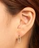 Oradina Women's 14K Yellow Gold Venice Link Diamond Drop Earrings - 2