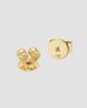 Oradina Women's 14K Yellow Gold Venice Link Diamond Drop Earrings - 5