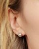 Oradina Women's Belle of the Ball Stud Earrings in Sterling Silver - 2