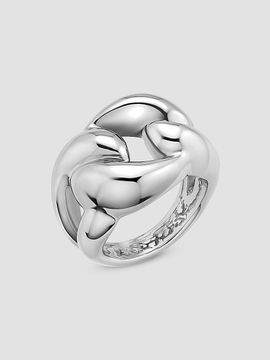 Oradina Women's Curb Appeal Ring in Sterling Silver