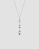 Oradina Women's Dripped in Silver Necklace in Sterling Silver - 1