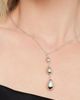 Oradina Women's Dripped in Silver Necklace in Sterling Silver - 4