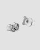 Oradina Women's Eternal Knot Studs in Sterling Silver - 6