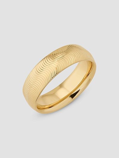 Oradina Women's Forever Band II Statement Ring in 14K Yellow Gold