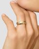 Oradina Women's Forever Band II Statement Ring in 14K Yellow Gold - 2