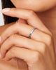 Oradina Women's Forever Band Stack Ring in 14K White Gold - 2