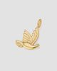Oradina Women's Freedom Dove Pendant Charm in 14K Yellow Gold - 4