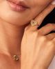 Oradina Women's Icon Heart Ring in 14K Yellow Gold - 4
