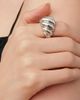 Oradina Women's Lady Finger Ring in Sterling Silver - 4