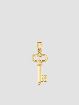 Oradina Women's Maison Pendant Charm in 14K Yellow Gold