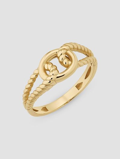 Oradina Women's Marina Ring in 14K Yellow Gold