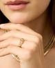 Oradina Women's Marina Ring in 14K Yellow Gold - 3