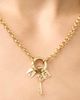 Oradina Women's Markey Pendant Charm in 14K Yellow Gold - 4